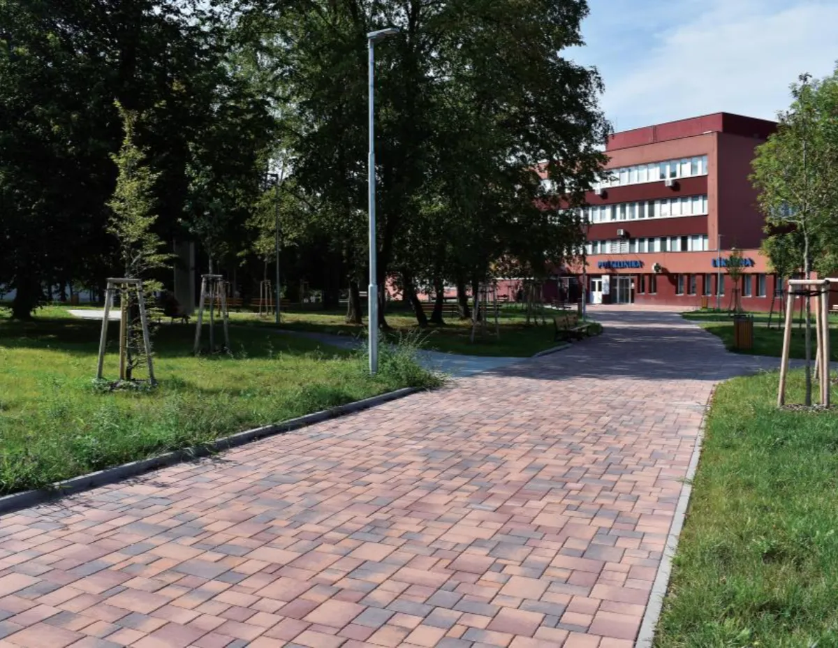 Skladebná dlažba mozaika ruden