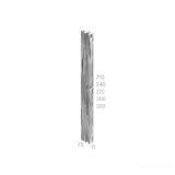 QUICK WALL WOOD - SLOUPEK DĚLENÝ ROHOVÝ 180 DUB*