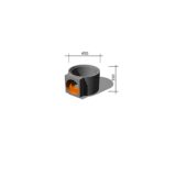 DEŠŤOVÁ ULIČNÍ VPUSŤ STŘEDNÍ S ODT. TBV - Q 450 / 350 / 3A PVC O 150